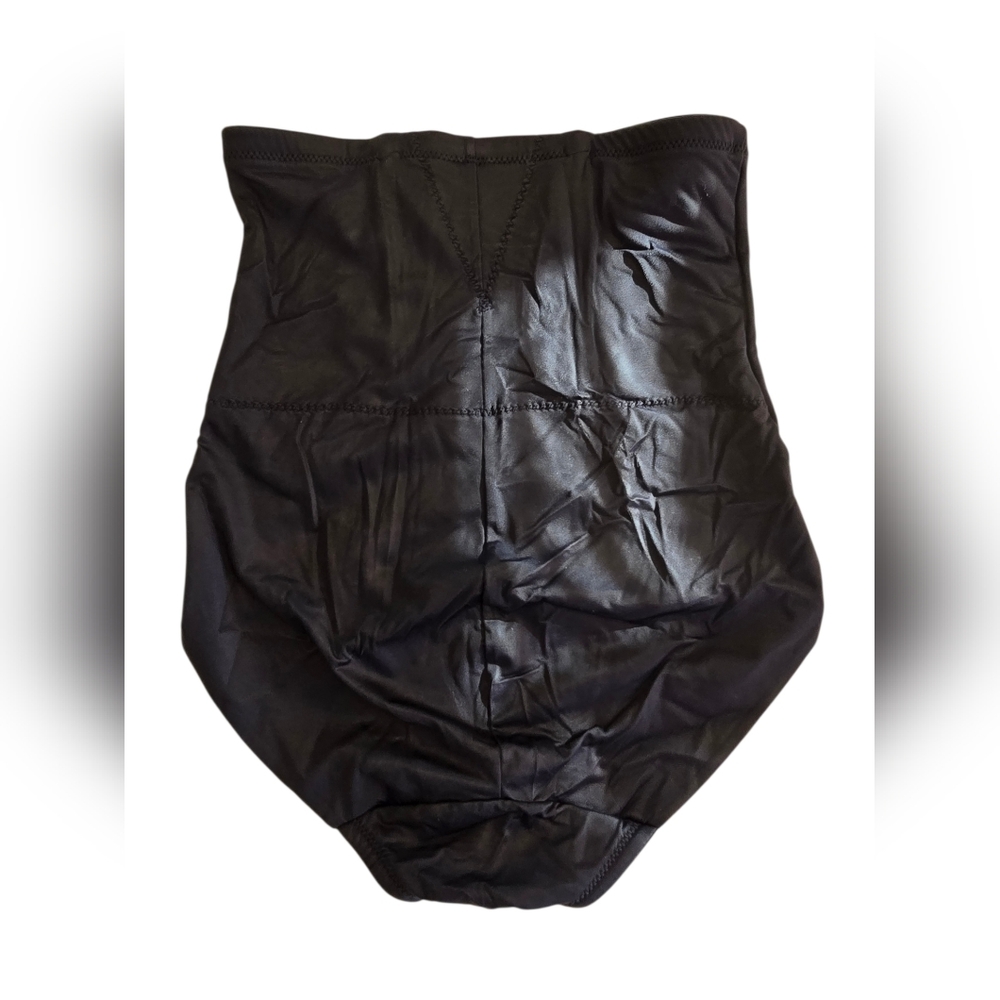 Naomi & Nicole No Slip  Black High-Waisted Shapewear NWT Clean Size L - Picture 4 of 6